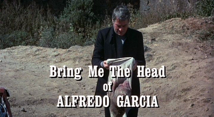 Title screen of Bring Me the Head of Alfredo Garcia