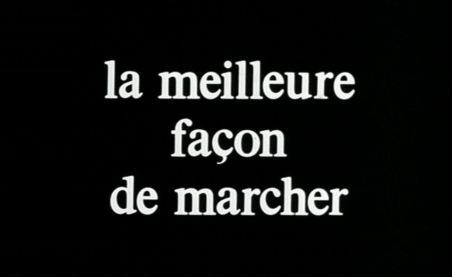 Title screen of La meilleure façon de marcher