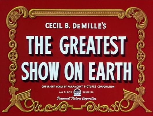 Title screen of The Greatest Show on Earth