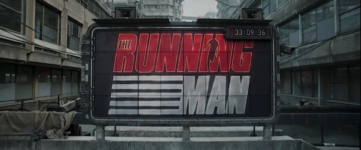 Title screen of The Running Man