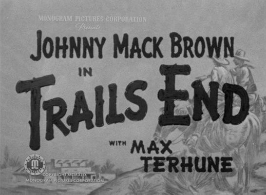 Title screen of Trails End