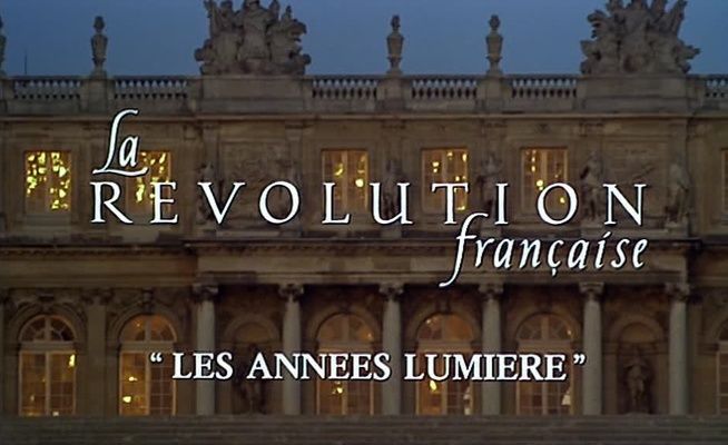 Title screen of La révolution française