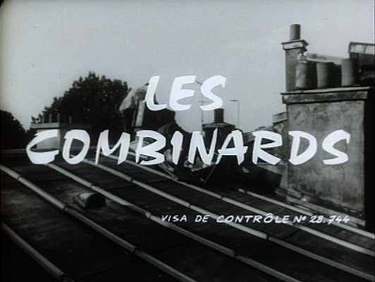 Title screen of Les combinards