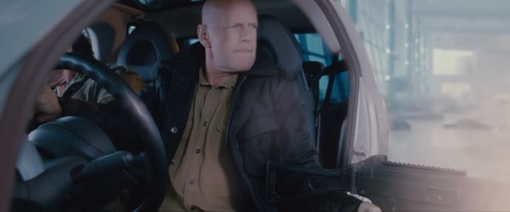 Shot from The Expendables 2