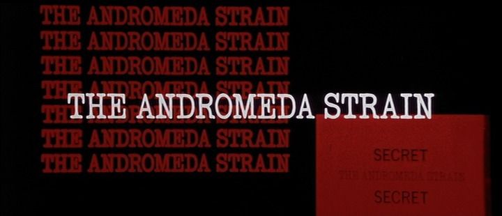 Title screen of The Andromeda Strain