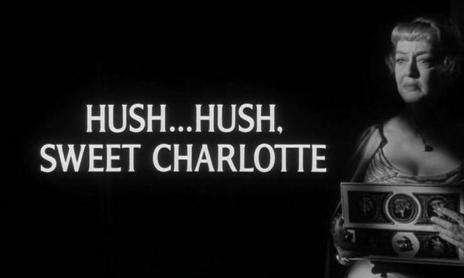 Title screen of Hush...Hush, Sweet Charlotte