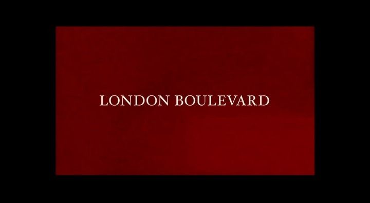 Title screen of London Boulevard