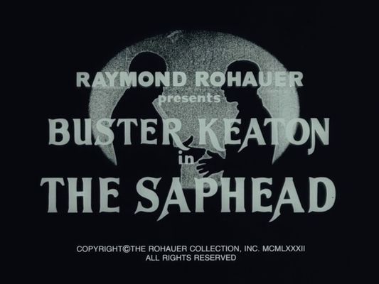 Title screen of The Saphead