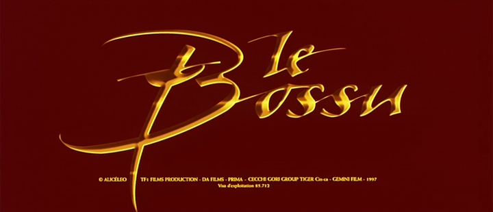 Title screen of Le bossu