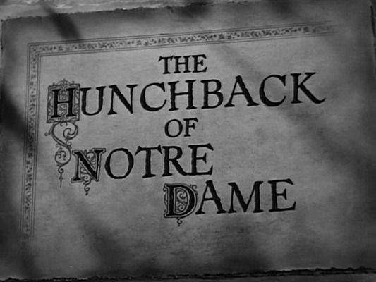 Title screen of The Hunchback of Notre Dame