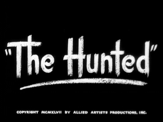 Title screen of The Hunted