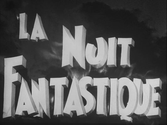 Title screen of La nuit fantastique