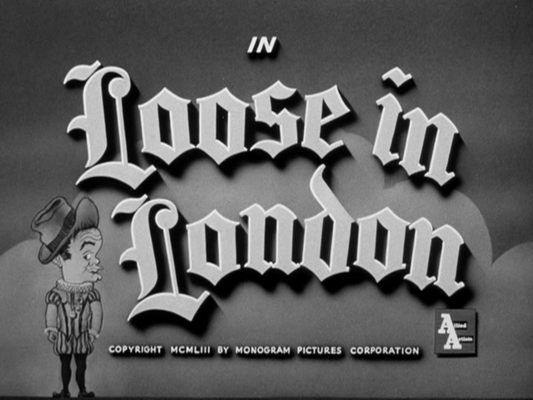 Title screen of Loose in London