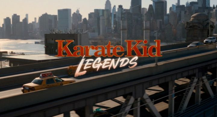 Title screen of Karate Kid: Legends