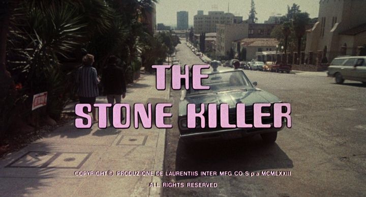 Title screen of The Stone Killer