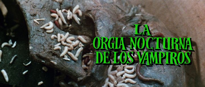 Title screen of La orgía nocturna de los vampiros