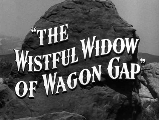 Title screen of The Wistful Widow of Wagon Gap