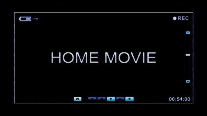Title screen of Home Movie