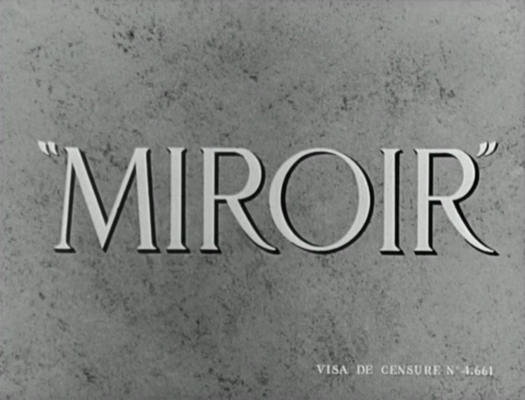 Title screen of Miroir