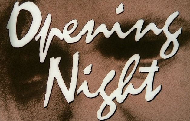 Title screen of Opening Night