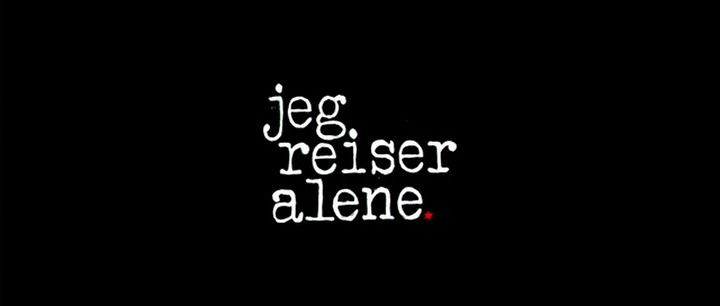 Title screen of Jeg reiser alene