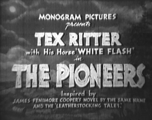 Title screen of The Pioneers
