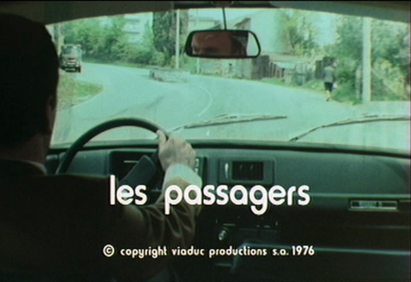 Title screen of Les passagers