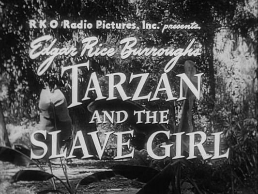 Title screen of Tarzan and the Slave Girl
