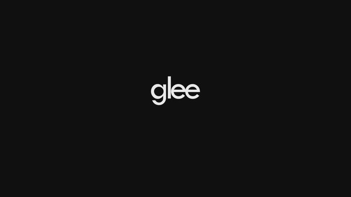 Title screen of Glee