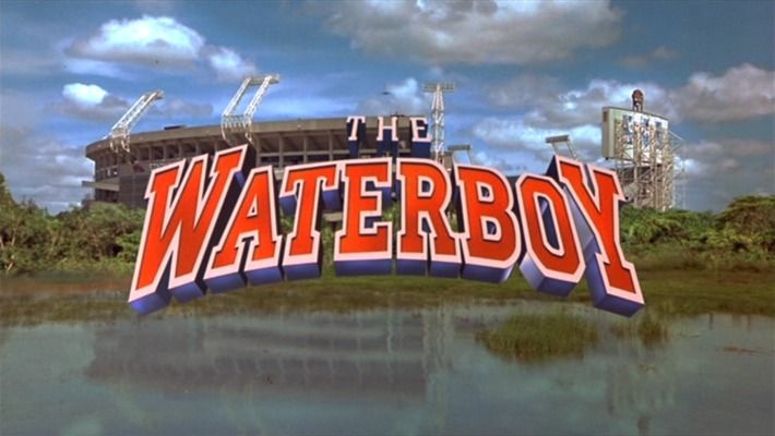 Title screen of The Waterboy