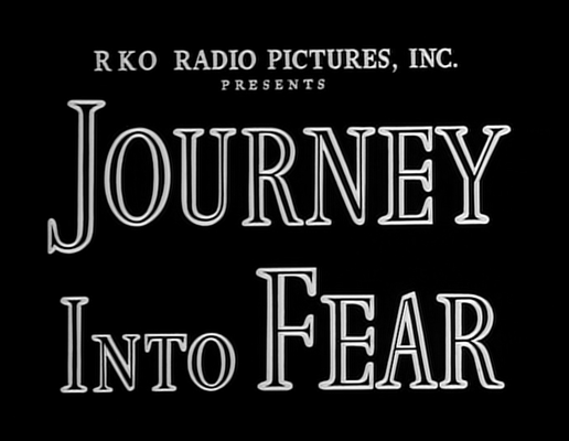 Title screen of Journey Into Fear