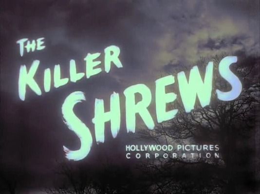 Title screen of The Killer Shrews