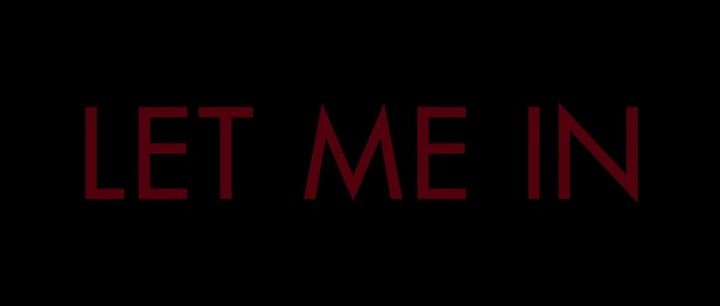 Title screen of Let Me In