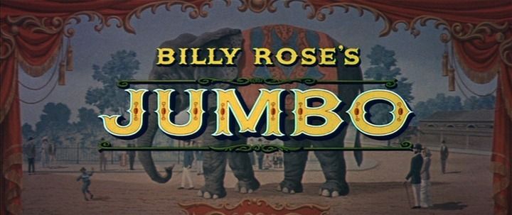 Title screen of Billy Rose's Jumbo