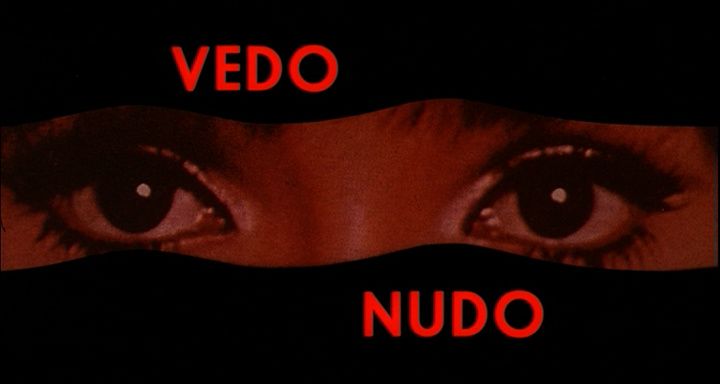 Title screen of Vedo nudo