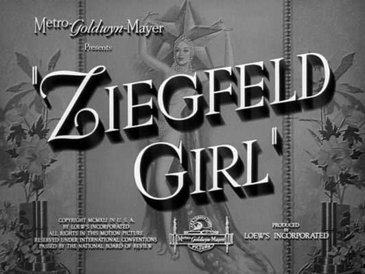 Title screen of Ziegfeld Girl