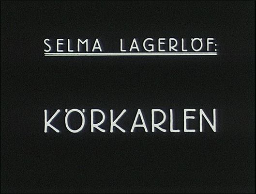 Title screen of Körkarlen