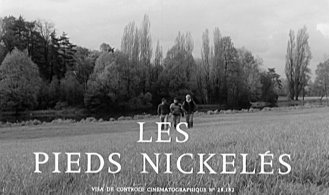 Title screen of Les pieds nickelés