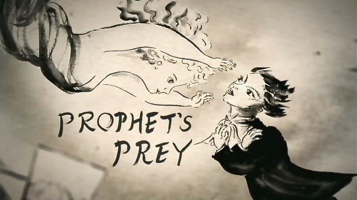 Title screen of Prophet's Prey