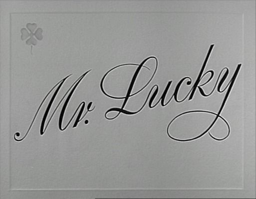 Title screen of Mr. Lucky