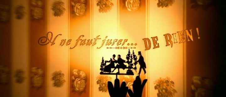 Title screen of Il ne faut jurer... de rien!
