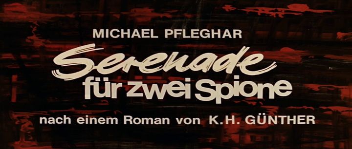 Title screen of Serenade für zwei Spione