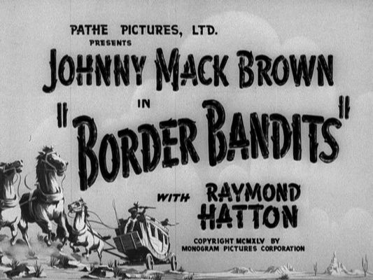 Title screen of Border Bandits