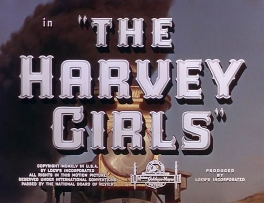 Title screen of The Harvey Girls