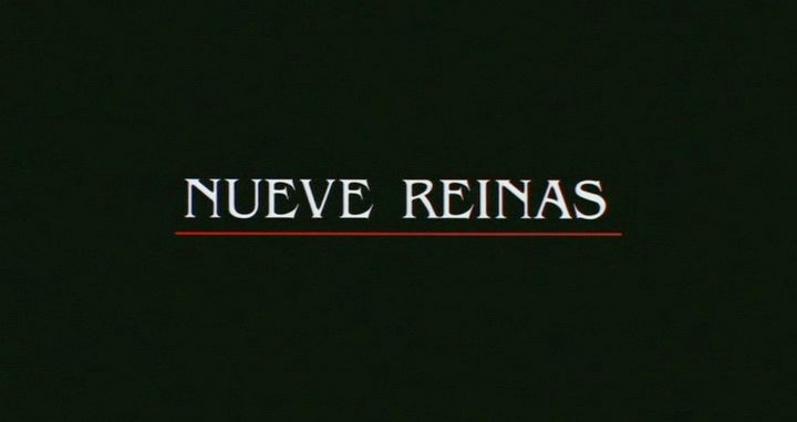Title screen of Nueve reinas