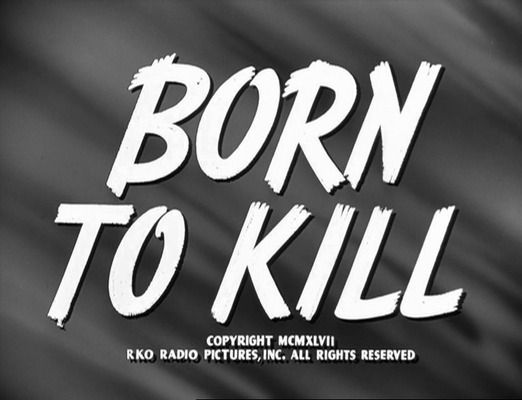 Title screen of Born to Kill