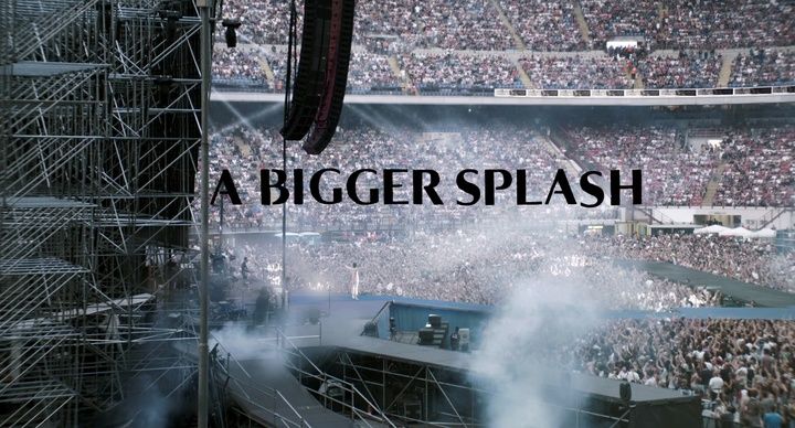 Title screen of A Bigger Splash