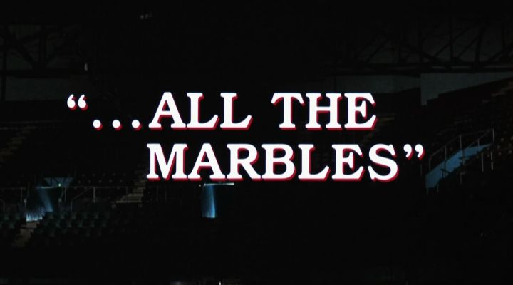 Title screen of ...All the Marbles