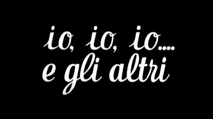 Title screen of Io, io, io.... e gli altri