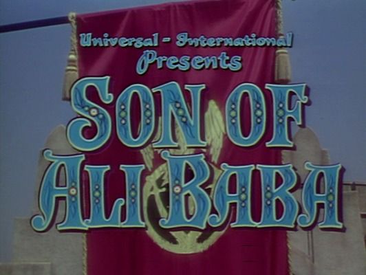 Title screen of Son of Ali Baba